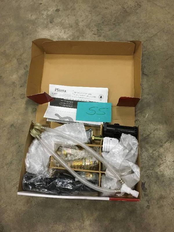 lot 55 image: Pfister Cassano 2-Handle 8 Widespread Bathroom Faucet, Polished Chrome  open box not used