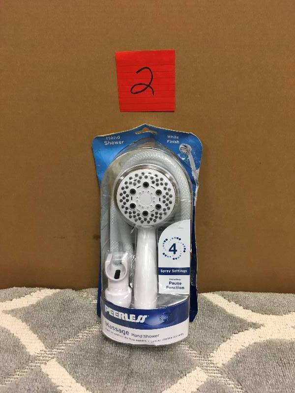 Peerless 4 Spray Settings Massage Hand Shower  not used