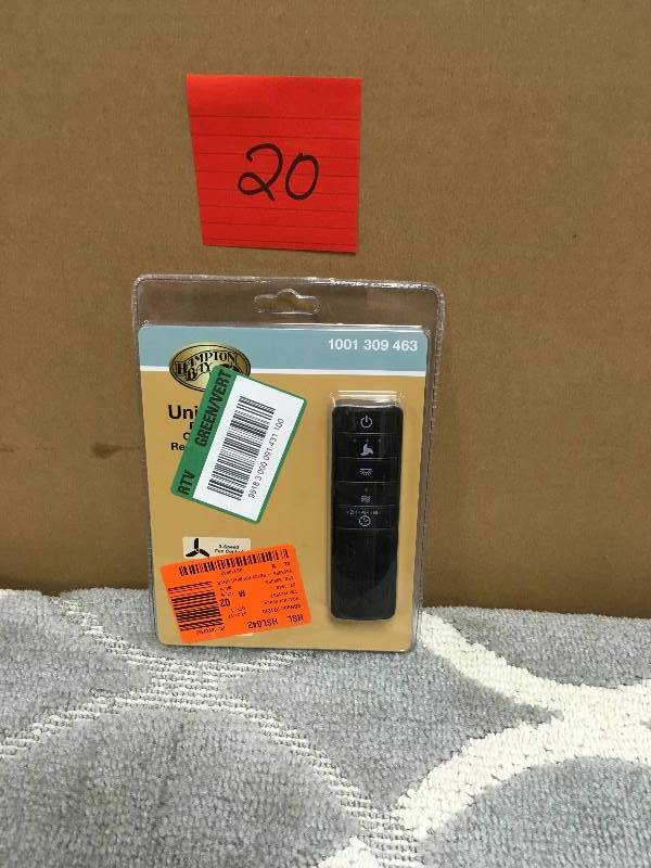 Hampton Bay Premier Universal Ceiling Fan Remote not used