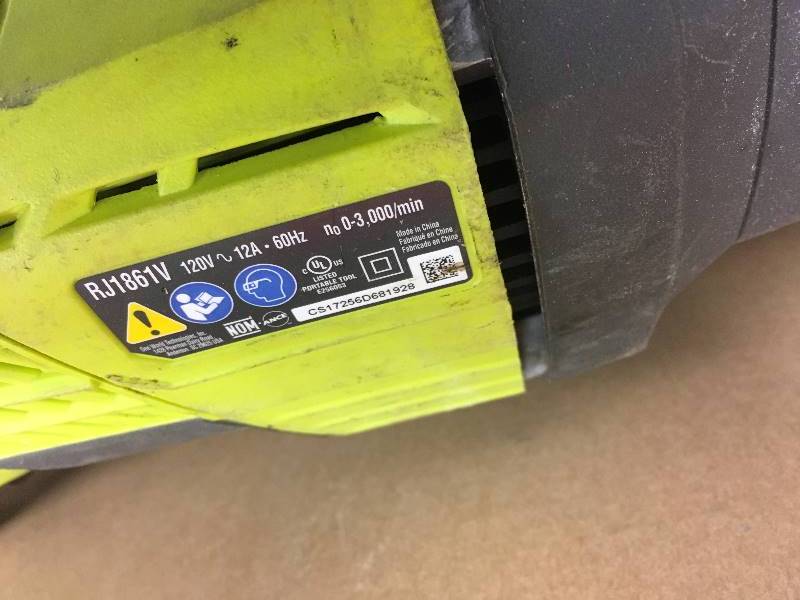 Ryobi 12 Amp Reciprocating Saw in working conditions