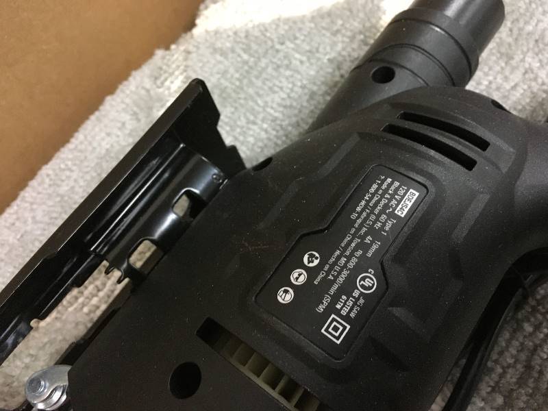 Black & Decker Corded Jig Saw in working conditions