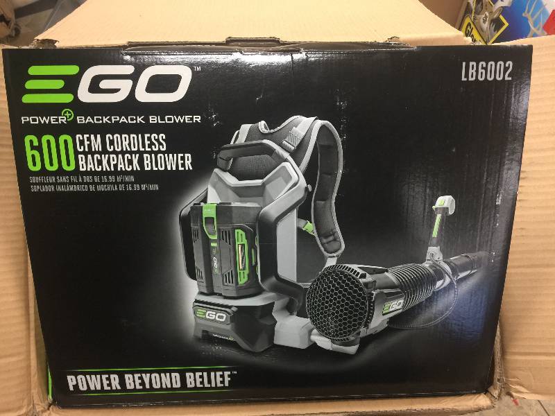 EGO 145 MPH 600 CFM 56-Volt Lithium-ion Cordless Backpack Blower with 5.0Ah Battery and Charger Included