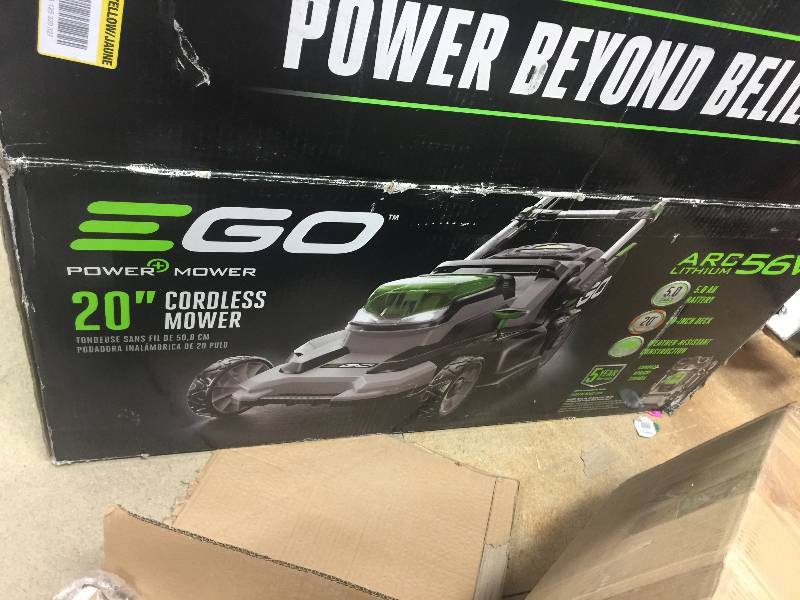 EGO 20 in. 56 Volt Lithium ion Cordless Push Mower with 5.0Ah Battery and Charger Included