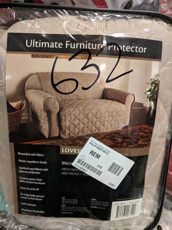 Innovative Textile Solutions Microfiber Ultimate Loveseat Protector - Natural