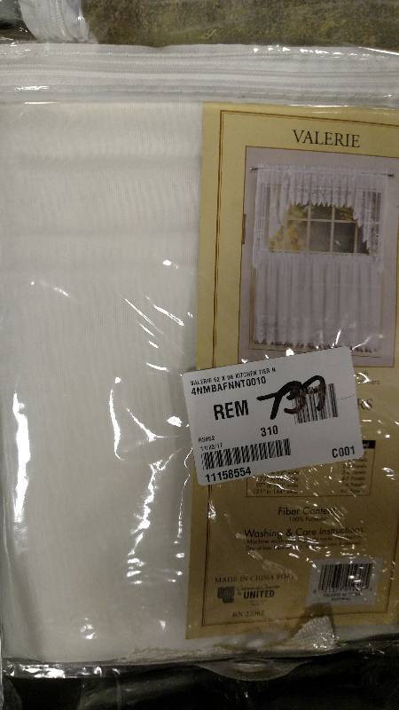 United Valerie 52 x 36 Kitchen Tier Pair - Natural
