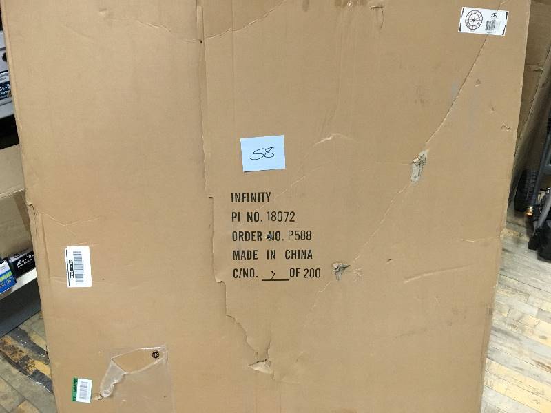 lot 58 image: Cologne Steel Frame and Wood Wall Clock open box not used