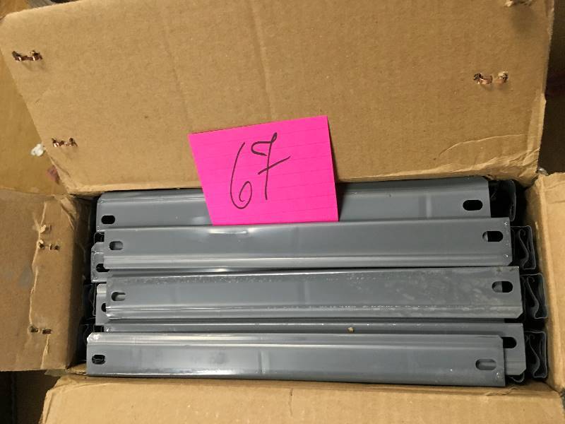 lot 67 image: Muscle Rack Edsal Steel 7 Shelf Shelving Unit, 750 lb Capacity, 30 W x 60 H x 12 D open box not used