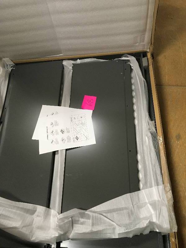 lot 68 image: The Sportmans Guide 36 x 42 Dark Grey Metal Locker open box not used