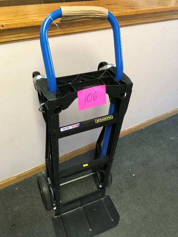lot 106 image: Harper 400 lb. Capacity Lightweight 2-in-1 Convertible Hand Truck