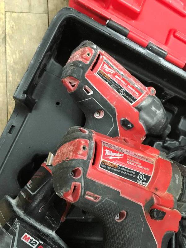 lot 117 image: Milwaukee Fuel Hammer Drilll and Drill Driver M18 used in working condition