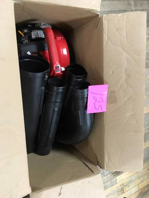 lot 125 image: Homelite 2 Cycle Gas BloerVac open box