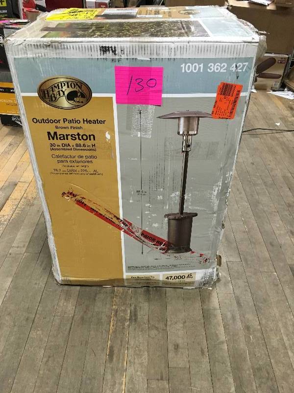 lot 130 image: Hampton Bay Outdoor Patio Heater Marston