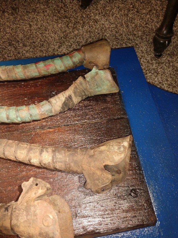 lot 16 image: Steampunk Oil Fill Snorkel Funnels (4) 