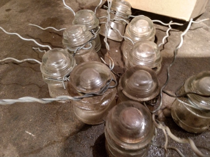 lot 71 image: Glass Insulators  (10)