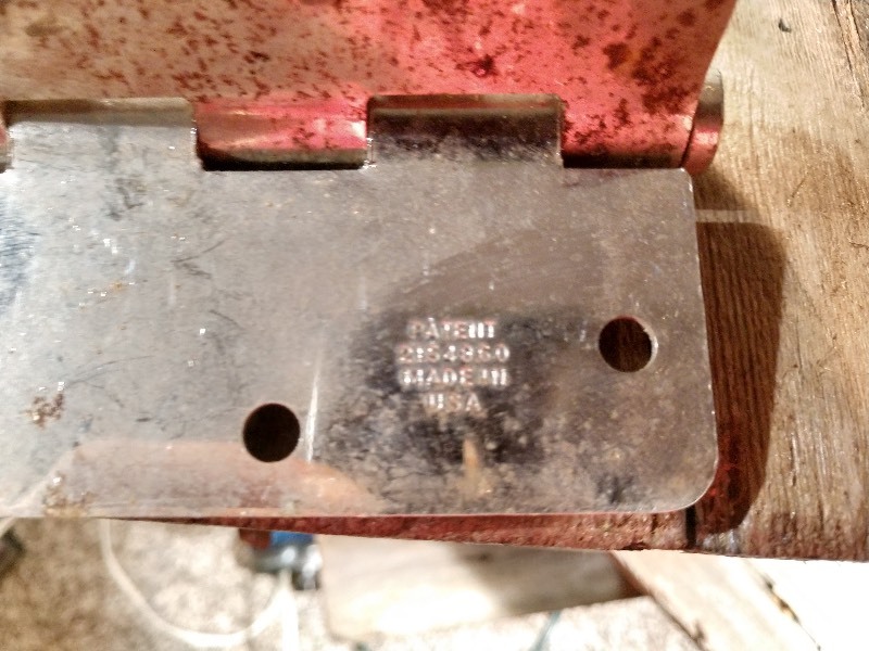 lot 82 image: Galvanized Bucket, Door Hinges, Lock Mechanisms, Cabinet Lock and Key, Corner Braces, Swivel Staple Hasp, and Hex Head Screws