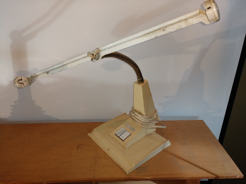 lot 89 image: Cork Base Light, Brass Piano Light and Halogen Light- Made in Japan 