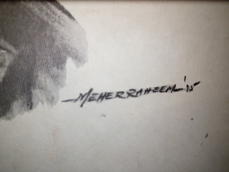 lot 96 image: Meher Raheem 75 Black and White Print