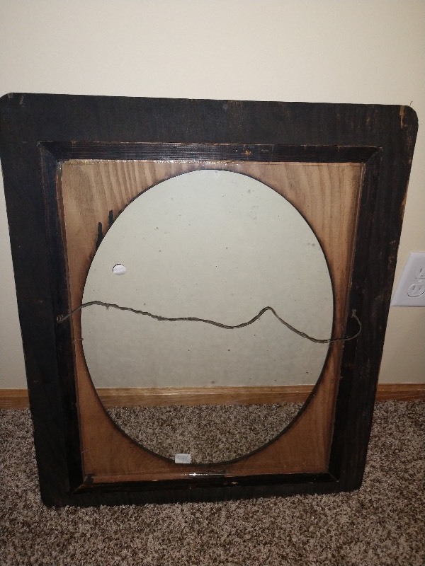lot 107 image: Primitive Wood Frame