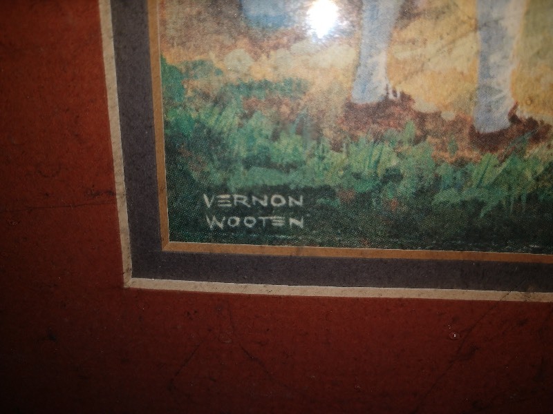lot 115 image: Vernon Wooten Framed Painting