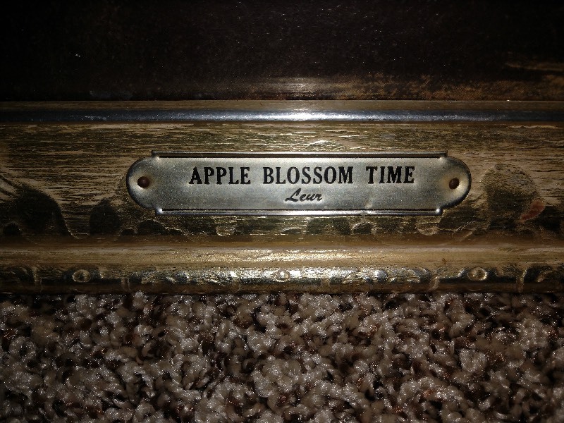 lot 116 image: E. A. Leur, Apple Blossom Time Framed Painting