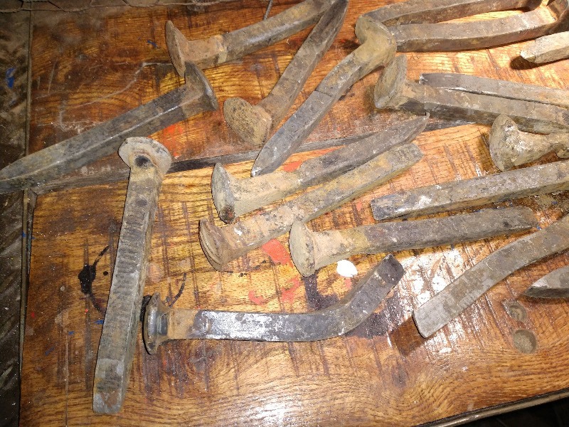 lot 135 image: Railroad Spikes