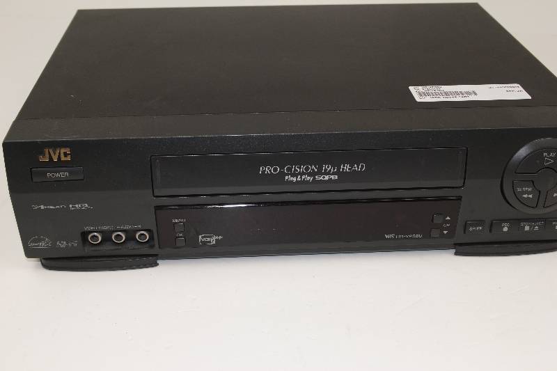 lot 18 image: Refurbished JVC HR-VP58U 4 Head 19u Hi-Fi Stereo VCR Video Cassette Recorder