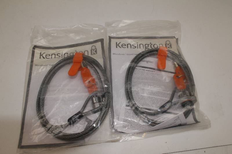 lot 22 image: 2 Kensington keyed laptop locks