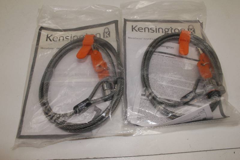 lot 26 image: 2 Kensington keyed laptop locks