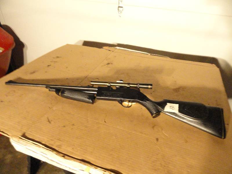 lot 55 image: BB Gun with Scope