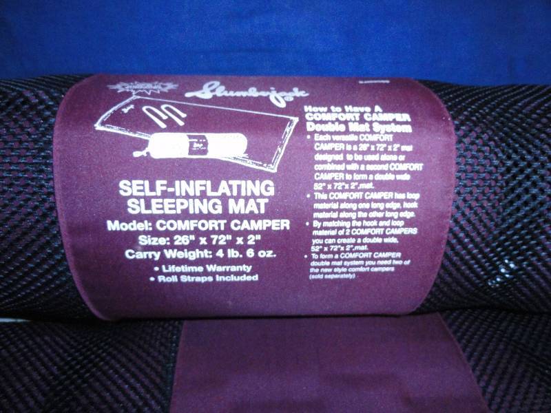 lot 102 image: 2 -Sumberjack Self Inflating Air Mattresses, 1 Other Air Mattress & 1-Large Sleeping Bag W Large Storage Container