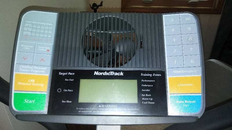 lot 109 image: Nordic CX938 Elliptical Exercise Machine