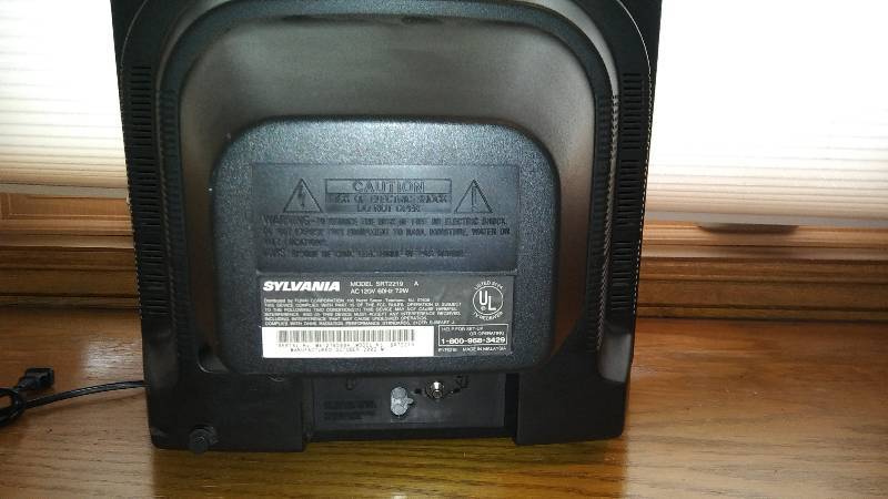 lot 113 image: Sylvania 19 TV Model # SRT2219