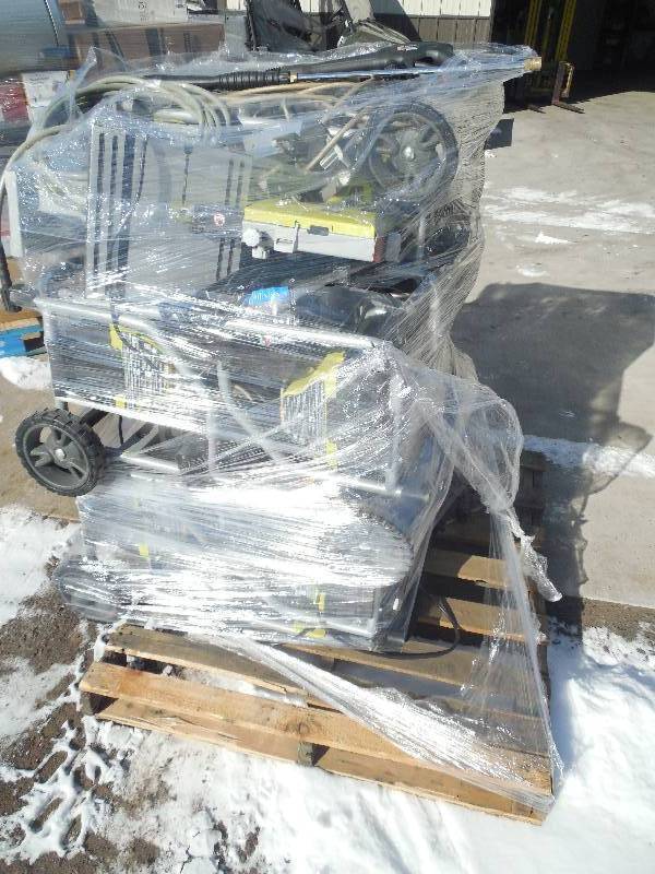 PALLET LOT OF PRESSURE WASHERS - PARTS OR REPAIR