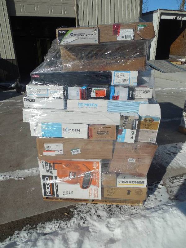 PALLET LOT OF GENERAL MERCHANDISE AND HOME IMPROVEMENTS