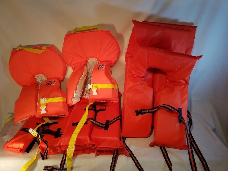 lot 8 image: LIFE JACKETS