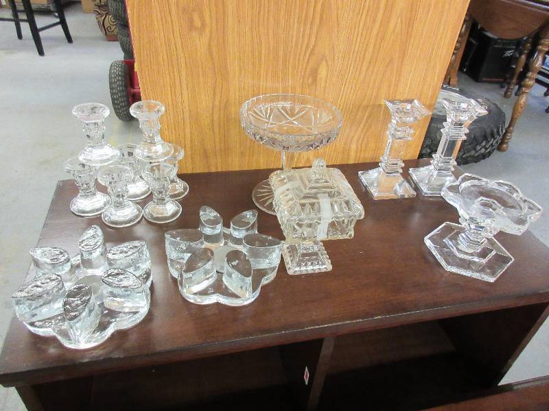 WATERFORD CRYSTAL AND CLEAR GLASS