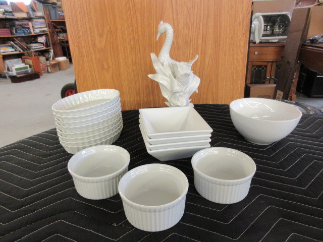 WHITE PORCELAIN DISHES