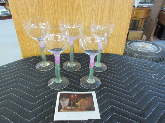 CHRIS BAKER SALMON STEMWARE