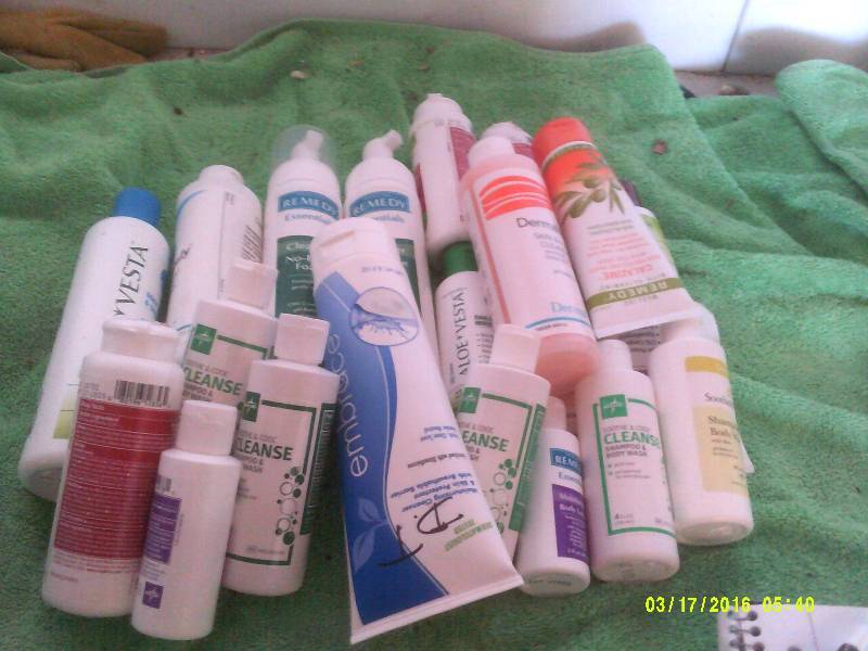 LOTIONS AND WASHES