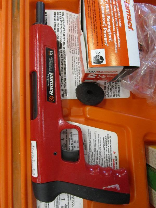 lot 53 image: (New) Ramset Model 721 Concrete Nailer