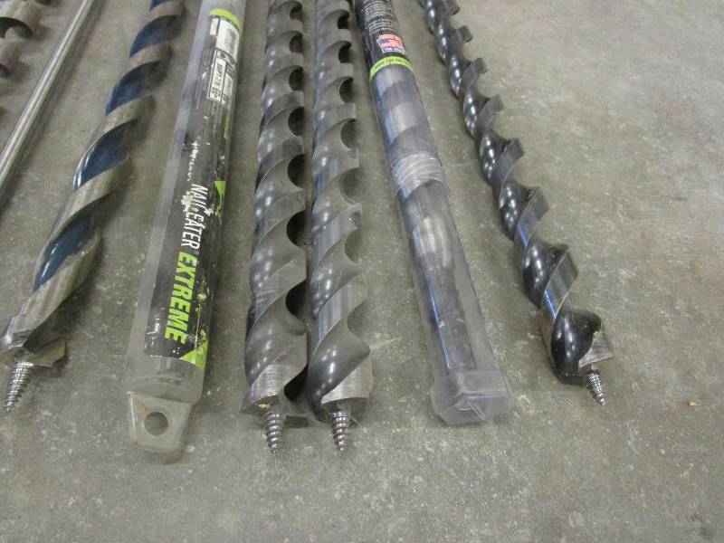 lot 62 image: New & Used Wood Drill Bits