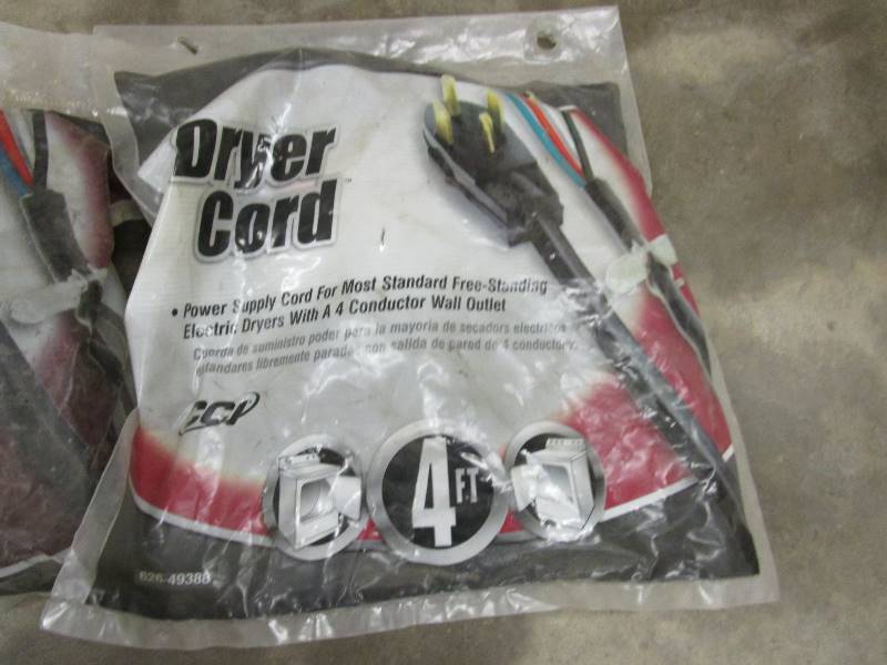 lot 91 image: Dryer & Oven Chords