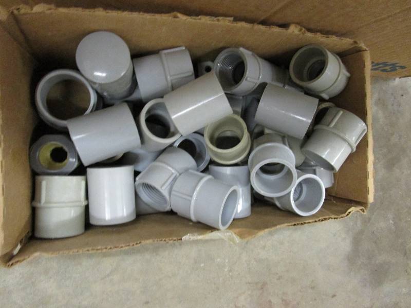 lot 92 image: PVC Fittings, Metal Conduit 90s