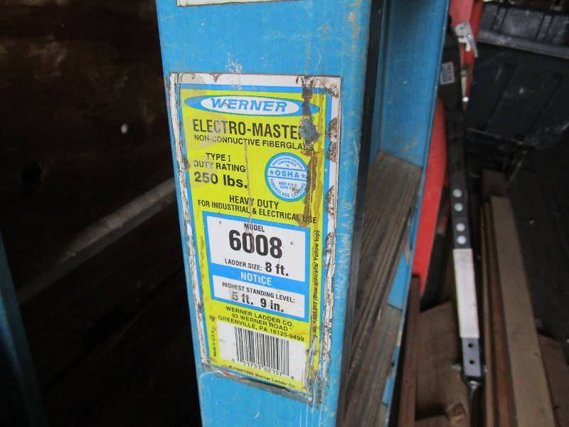 lot 25-A image: 8 Werner Step Ladder