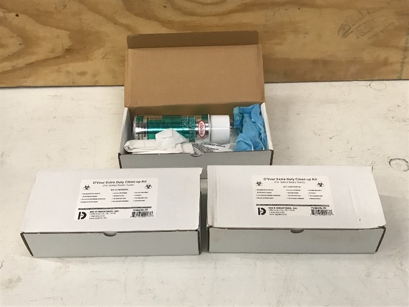 lot 62 image: (3) New Kits DVour Extra Duty Clea...