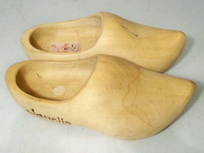 Wood Dutch Clogs