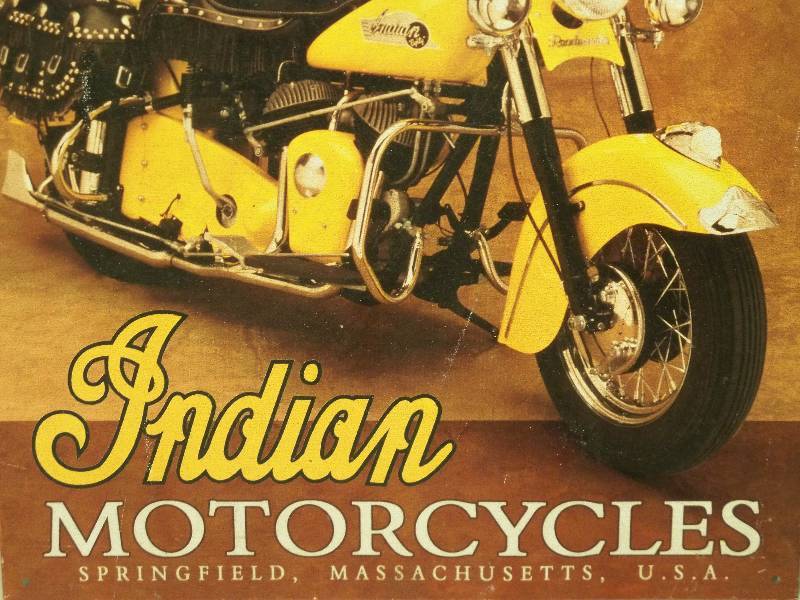Indian Motorcycle Sign