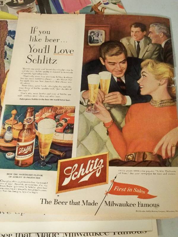 Schlitz Beer Advertisements