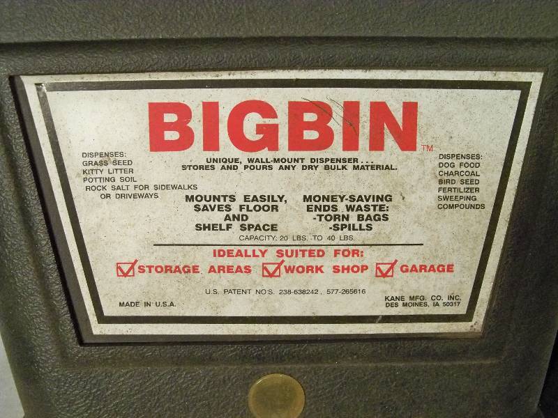 Big Bin Dispenser