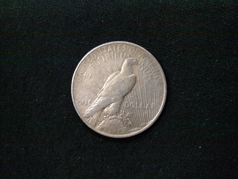1922 Peace Silver Dollar...